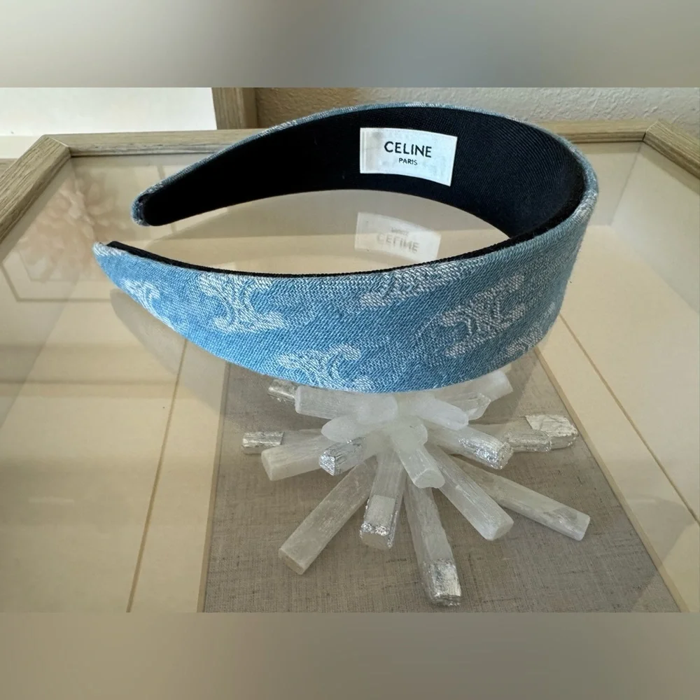 Inspired Designer Denim C Headband.